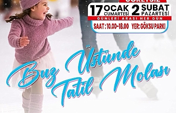 Silifke’de Kış Eğlencesi: Göksu Parkı’nda Ücretsiz Buz Pisti Keyfi Başlıyor