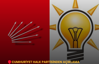 CUMHURİYET HALK PARTİSİNDEN AÇIKLAMA