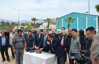 YENİ HİZMET BİNASININ TEMELİ ATILDI