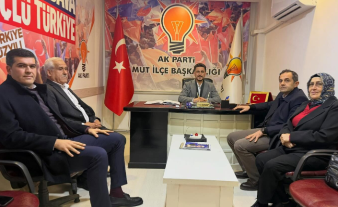 AK Parti Mut İlçe Başkanlığı’nda İstişare Toplantısı: Mut İçin Yeni Adımlar