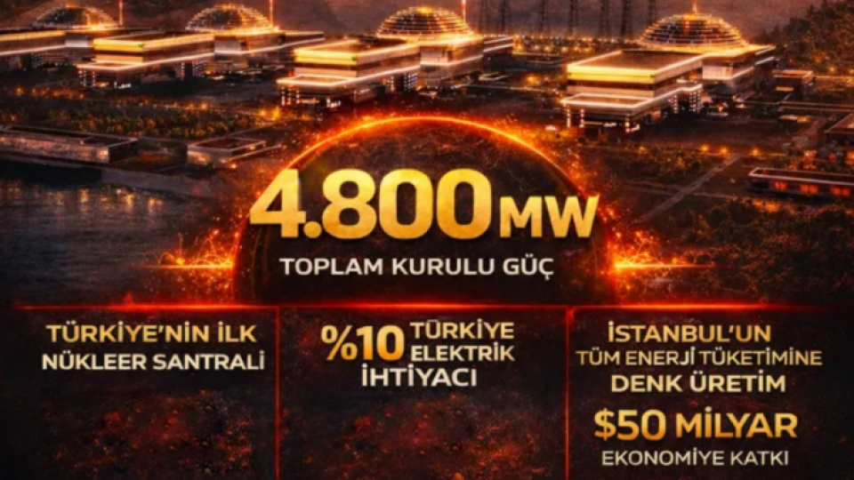 Türkiye'nin İlk Nükleer Santrali Akkuyu NGS'de Geri Sayım: İlk Elektrik Bu Yıl Üretilecek!